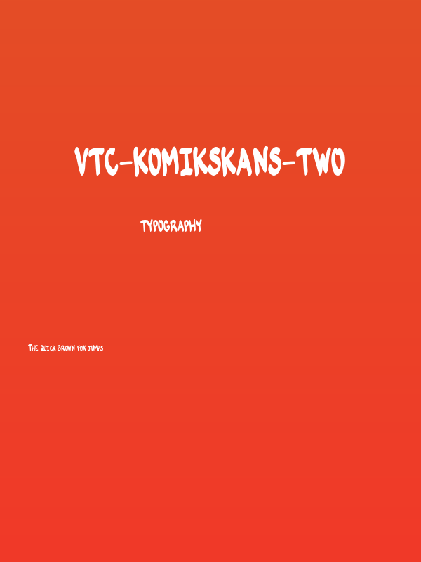 VTC-KomikSkans-Two Poster