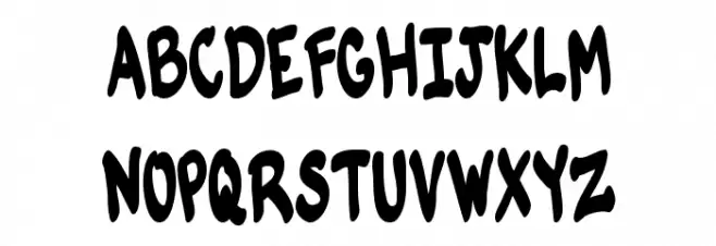 VTC-KomikSkans-Two Font LOWERCASE