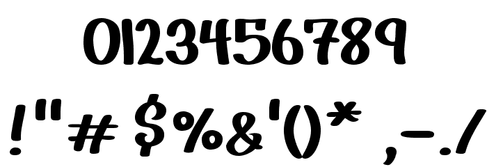 VTC-KomikaHandOne Font OTHER CHARS