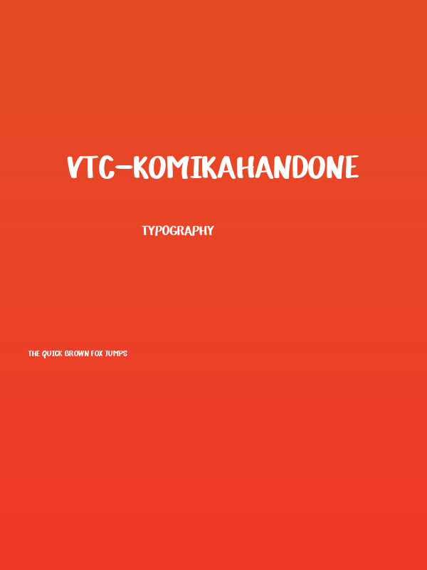 VTC-KomikaHandOne Poster