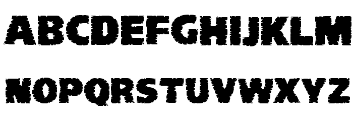 VTC-KomikaHeadLinerChewdFat Font LOWERCASE
