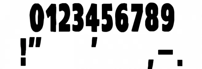 VTC-KomikaHeadLinerTwo Bold Font OTHER CHARS