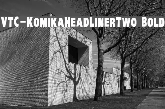VTC-KomikaHeadLinerTwo Bold Font examples