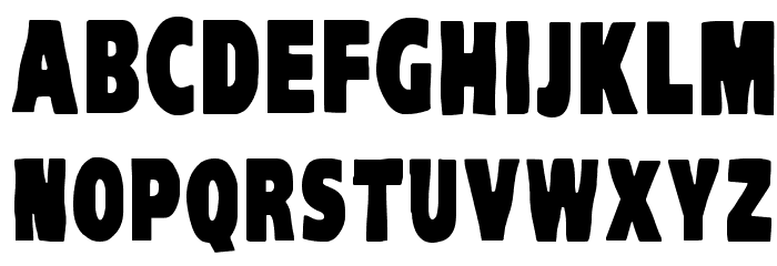 VTC-KomikaHeadLinerTwo Bold Font LOWERCASE