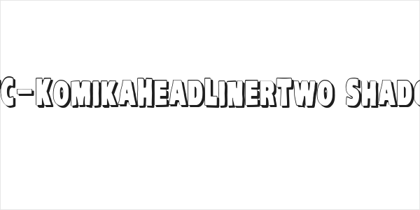VTC-KomikaHeadLinerTwo Shadow Logo