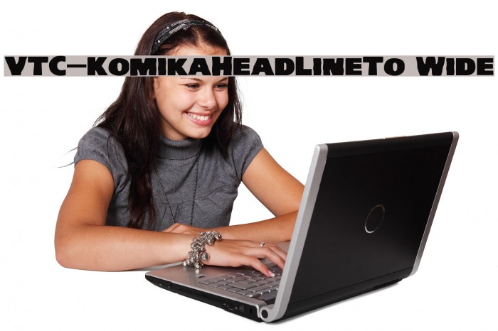 VTC-KomikaHeadLinerTwo Wide Font examples