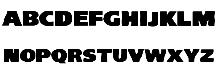 VTC-KomikaHeadLinerTwo Wide Font LOWERCASE