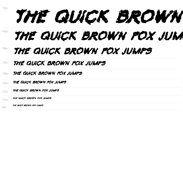 VTC Krinkle-Kut Bold Italic Waterfall