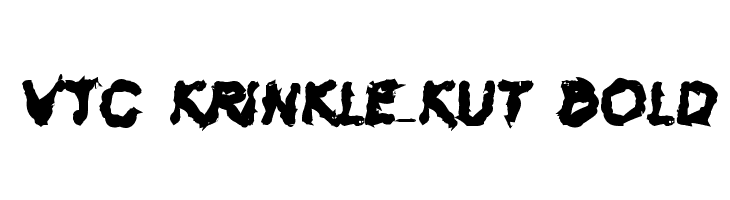 VTC Krinkle-Kut Bold Font