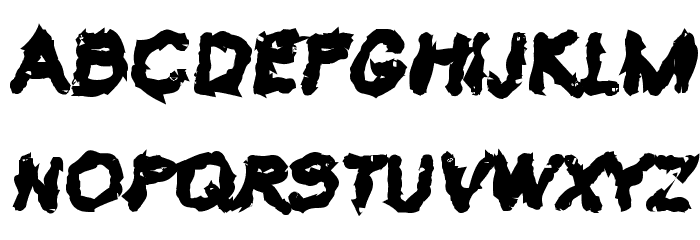 VTC Krinkle-Kut Bold Font LOWERCASE