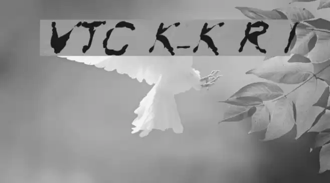 VTC Krinkle-Kut Regular Italic Font examples