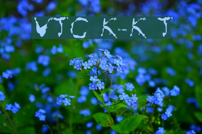 VTC Krinkle-Kut Thin Font examples