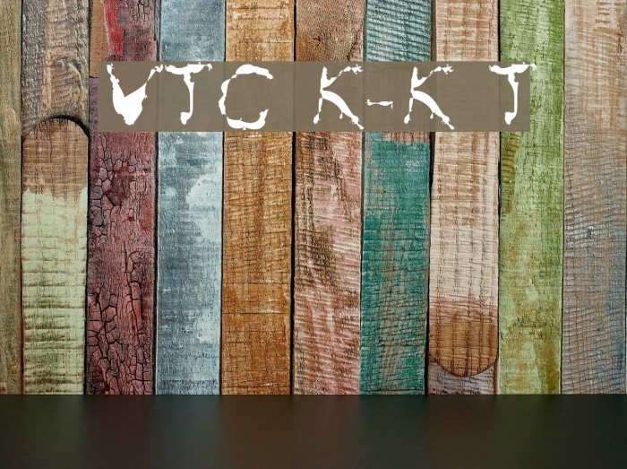 VTC Krinkle-Kut Thin Font examples