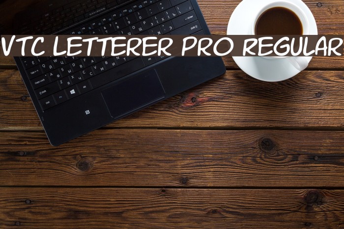 VTC Letterer Pro Regular Font examples