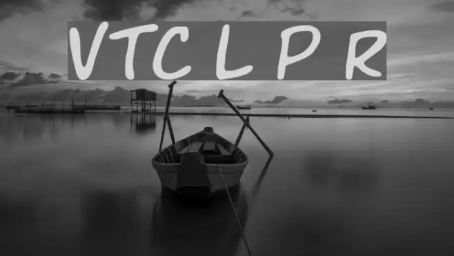 VTC Letterer Pro Regular Polices examples
