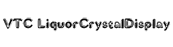 VTC LiquorCrystalDisplay Caratteri