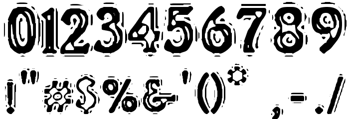 VTC LiquorCrystalDisplay Font OTHER CHARS