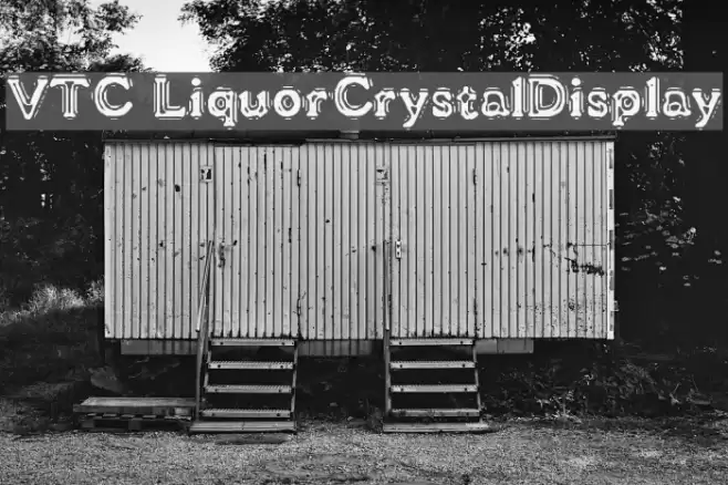 VTC LiquorCrystalDisplay Caratteri examples