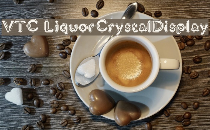 VTC LiquorCrystalDisplay Caratteri examples