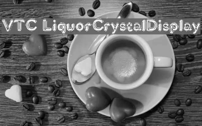 VTC LiquorCrystalDisplay Caratteri examples