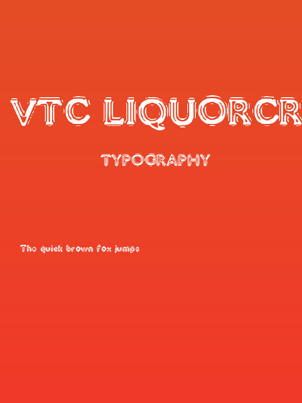 VTC LiquorCrystalDisplay Poster