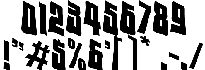 VTC Lo-Down Regular フォント その他の文字