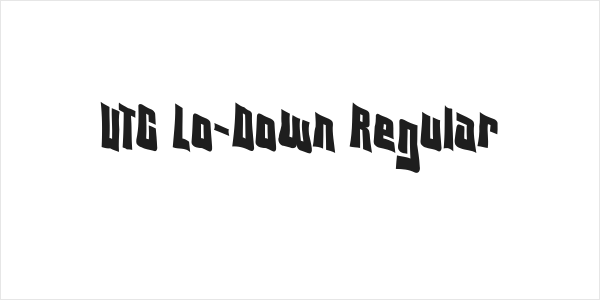 VTC Lo-Down Regular Logo