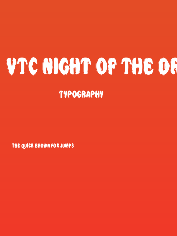 VTC Night Of The Drippy BentCaps Poster