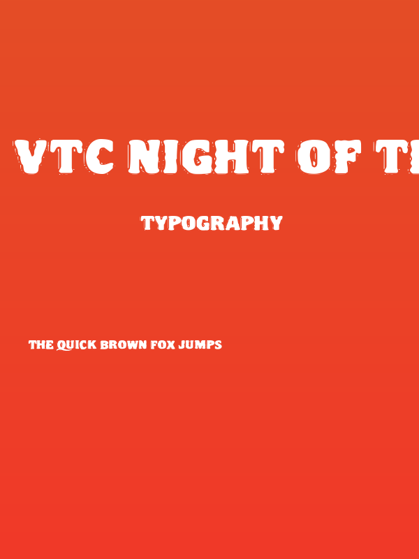VTC Night Of The Drippy Dead FatCaps Poster