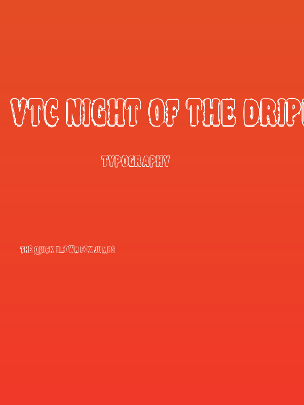 VTC Night Of The Drippy DeadOuttie Poster