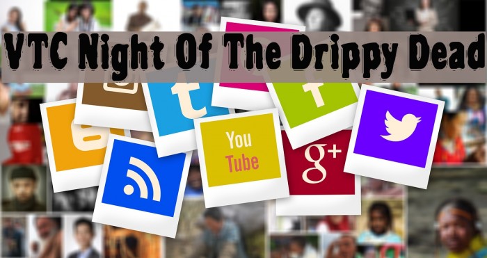 VTC Night Of The Drippy Dead Font examples