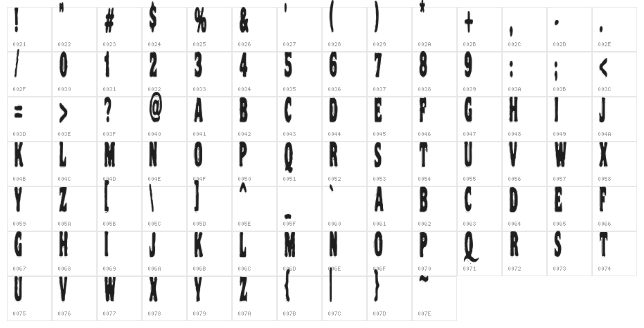 VTC Night Of The Stretched Dead Character Map
