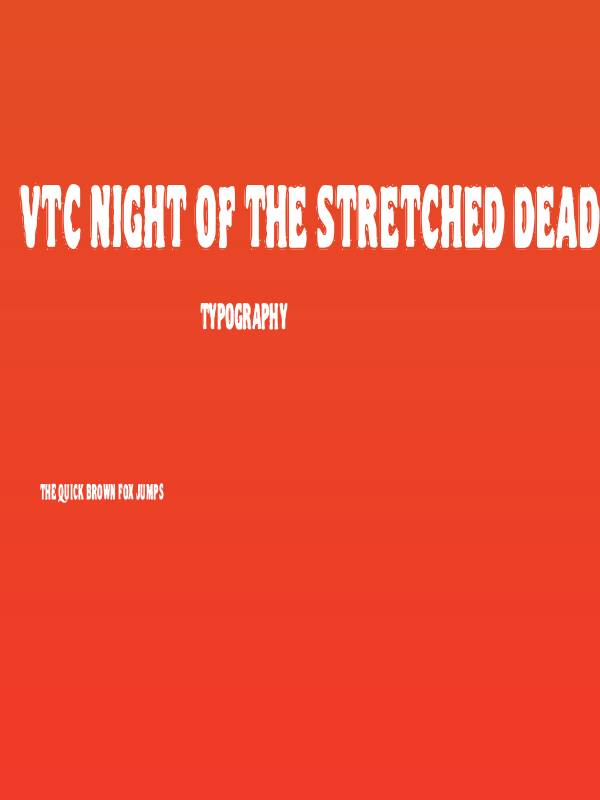 VTC Night Of The Stretched Dead Poster