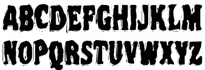 VTC NightOfTheDeadCorruptCaps Polices MAJUSCULES