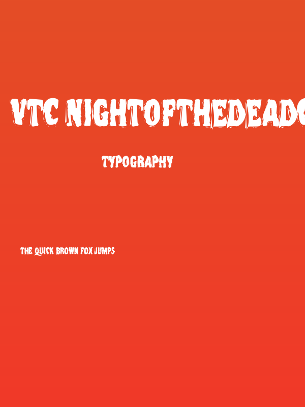 VTC NightOfTheDeadCorruptCaps Poster