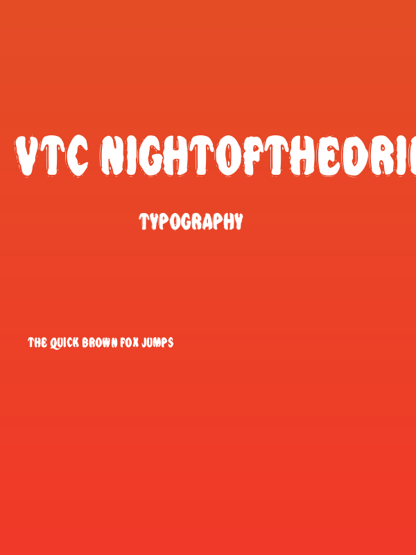 VTC NightOfTheDrippyBentCaps Poster