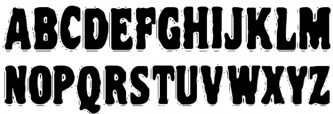 VTC NightOfTheDrippyDead Regular 字体 大写