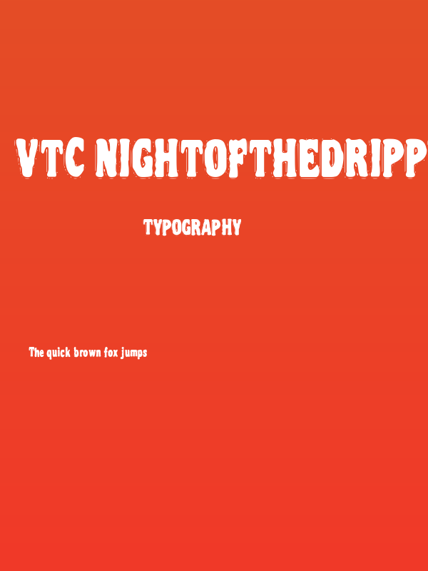 VTC NightOfTheDrippyDead Regular Poster