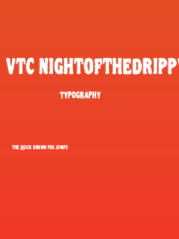 VTC NightOfTheDrippyDeadCaps Poster