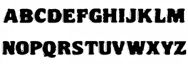 VTC NightOfTheDrippyDeadFatCaps Caratteri MAIUSCOLE