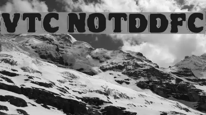 VTC NightOfTheDrippyDeadFatCaps خط examples