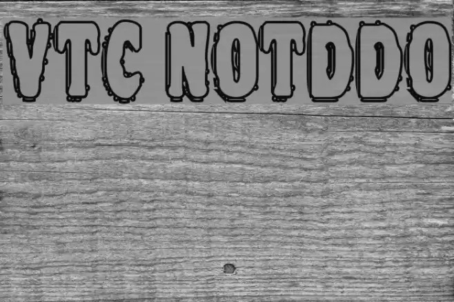 VTC NightOfTheDrippyDeadOuttie خط examples