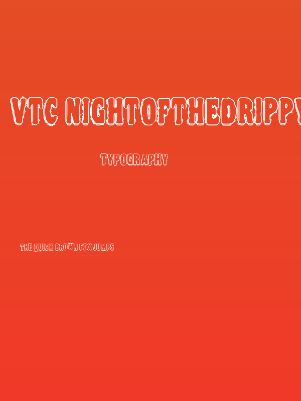 VTC NightOfTheDrippyDeadOuttie Poster
