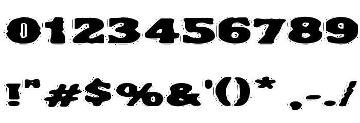VTC NightOfTheDrippyLowCaps Font OTHER CHARS