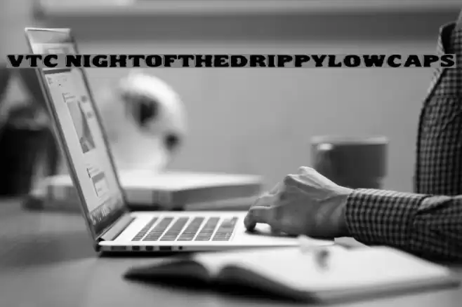 VTC NightOfTheDrippyLowCaps Font examples