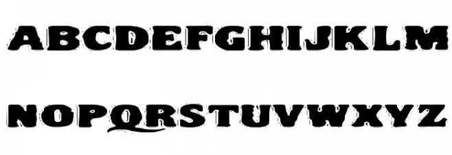 VTC NightOfTheDrippyLowCaps फ़ॉन्ट लोअरकेस