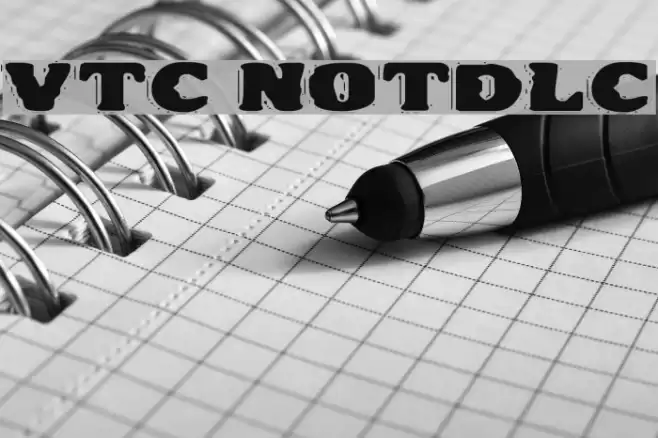 VTC NightOfTheDrippyLowCaps Font examples