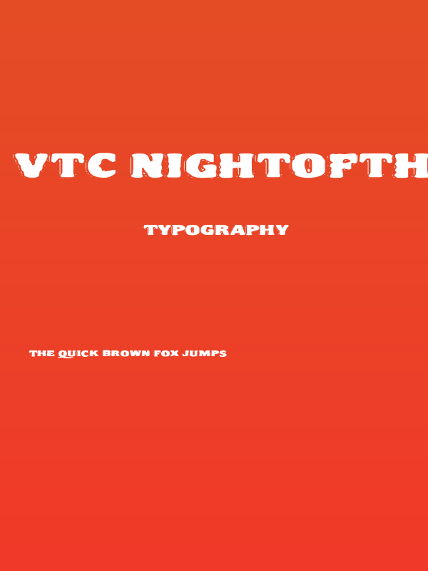VTC NightOfTheDrippyLowCaps Poster