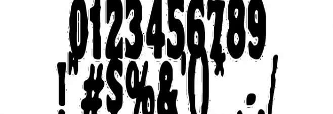 VTC NightOfTheStretchedDead Font OTHER CHARS