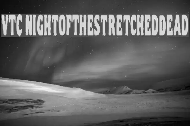 VTC NightOfTheStretchedDead Caratteri examples